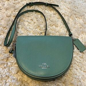 Coach Ellen Crossbody leather, green/teal
